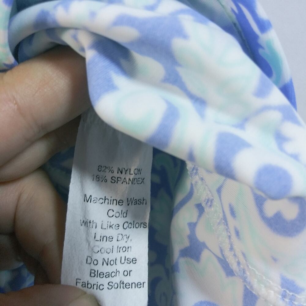 Gingy Womens Blue Paisley Print Beachy Vacation Dress Size S - Picture 6 of 6